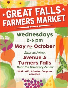Winning Design: Great Falls Farmers Market poster, Turners Falls, MA