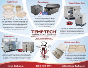 Informational design for Temp-Tech, Hatfield MA: postcards, trifold brochures, web banners, convention displays.