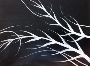 Featherbrae, acrylic on canvas